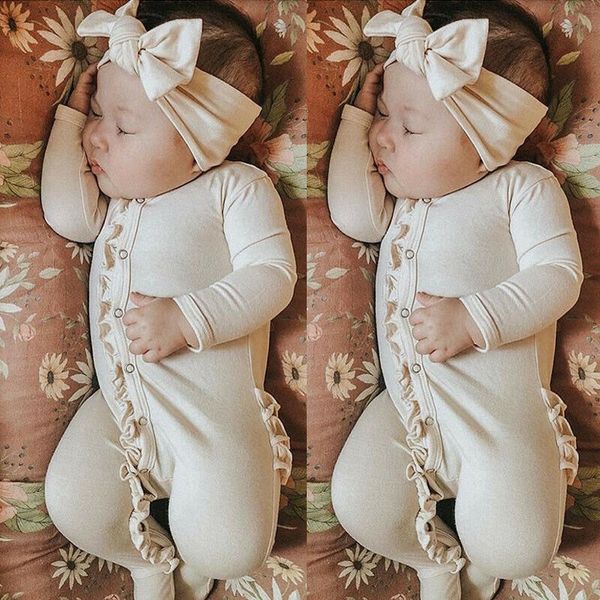 newborn jumpsuit boy clothes baby girl long sleeve button ruffles playsuits todder headband winter kid pajama girls solid romper, Blue
newborn jumpsuit boy clothes baby girl long sleeve button ruffles playsuits todder headband winter kid pajama girls solid romper, Blue