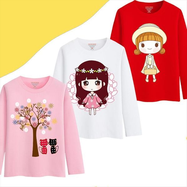 3 pcs kids girls t shirts autumn children outerwear princess toddler baby clothes teenage cartoon long sleeve tee, Blue
3 pcs kids girls t shirts autumn children outerwear princess toddler baby clothes teenage cartoon long sleeve tee, Blue