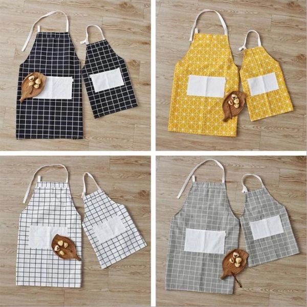 aprons 1set parent-child cotton linen geometric yellow black plaids pinafore painting kitchen cooking baking cleaning accessory
aprons 1set parent-child cotton linen geometric yellow black plaids pinafore painting kitchen cooking baking cleaning accessory