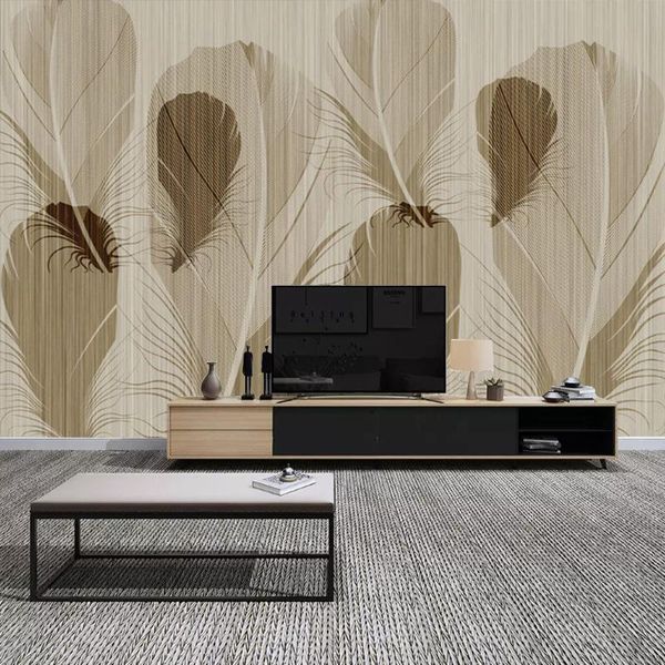 wallpapers nordic hand-painted feather restaurant wallpaper living room bedroom sofa abstract non-woven mural tv background wall covering
wallpapers nordic hand-painted feather restaurant wallpaper living room bedroom sofa abstract non-woven mural tv background wall covering
