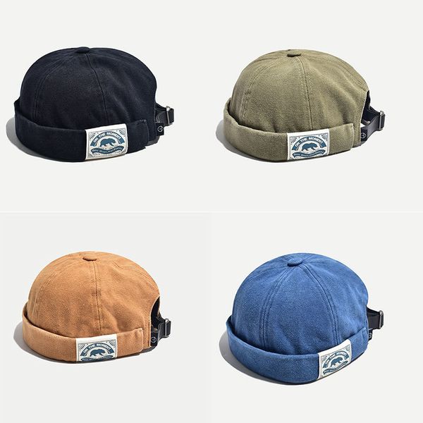 new fashion docker skullcap retro sailor beanie hats men women warm bucket brimless hat bonnet dad caps, Blue;gray
new fashion docker skullcap retro sailor beanie hats men women warm bucket brimless hat bonnet dad caps, Blue;gray