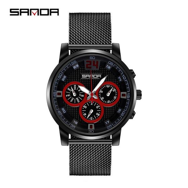 wristwatches sanda mens watch quartz leather steel belt simple personality creative men business retro anniversary gifts for husband, Slivery;brown
wristwatches sanda mens watch quartz leather steel belt simple personality creative men business retro anniversary gifts for husband, Slivery;brown