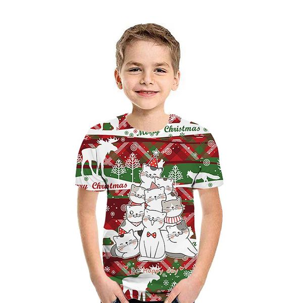 christmas cat pattern children 3d printing t-shirt animal print summer daily sweatshirt round neck short sleeve high quality, Blue
christmas cat pattern children 3d printing t-shirt animal print summer daily sweatshirt round neck short sleeve high quality, Blue