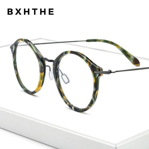 fashion sunglasses frames titanium acetate optical glasses frame women leopard vintage round eyeglasses men myopia prescription spectacles e, Black
fashion sunglasses frames titanium acetate optical glasses frame women leopard vintage round eyeglasses men myopia prescription spectacles e, Black