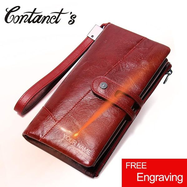 wallets fashion genuine leather women wallet card holder long lady clutch big capacity purse with phone bags for, Red;black
wallets fashion genuine leather women wallet card holder long lady clutch big capacity purse with phone bags for, Red;black