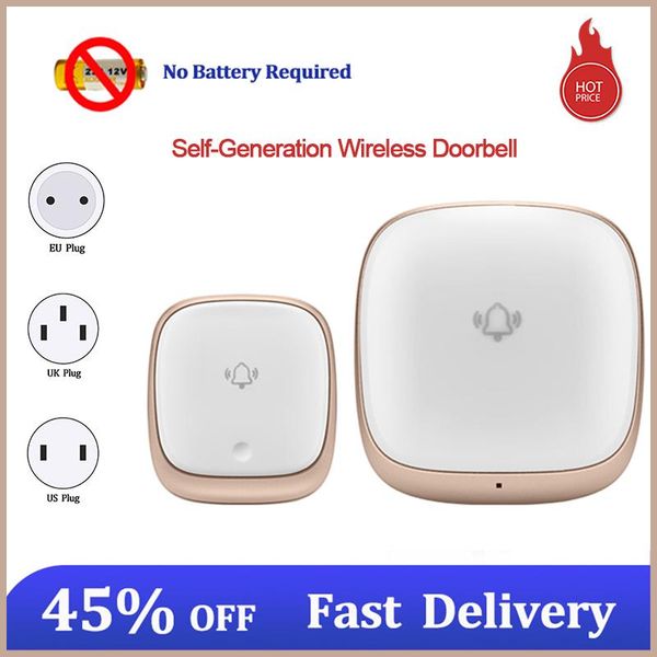 doorbells smart doorbell self-powered wireless intelligent chime ring deurbel home waterproof music flashing colorful light door bell
doorbells smart doorbell self-powered wireless intelligent chime ring deurbel home waterproof music flashing colorful light door bell