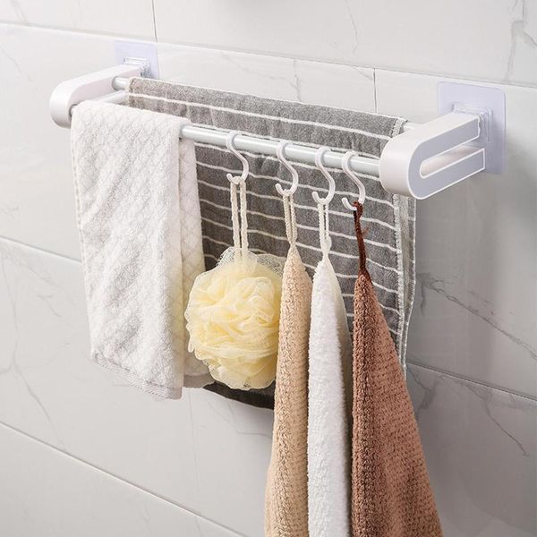 towel racks punch-wall mounted double bar rack hanger bathroom storage shelf holder organizer stand
towel racks punch-wall mounted double bar rack hanger bathroom storage shelf holder organizer stand