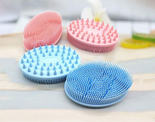 hair brushes silicone massager clean brush shampoo scalp portable shower scrubbing for exfoliating spa slimming, Silver
hair brushes silicone massager clean brush shampoo scalp portable shower scrubbing for exfoliating spa slimming, Silver