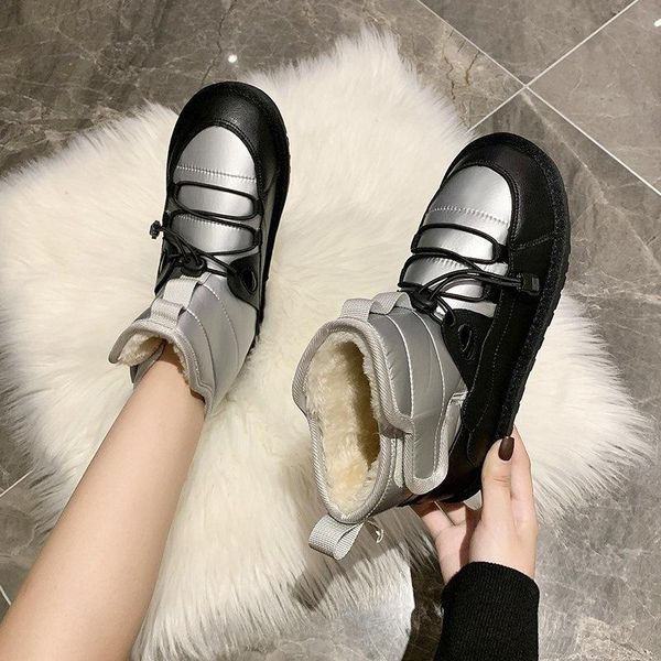 boots women's warm snow 2021 winter elastic band flat ankle fashion outdoor furry waterproof women fur short, Black
boots women's warm snow 2021 winter elastic band flat ankle fashion outdoor furry waterproof women fur short, Black