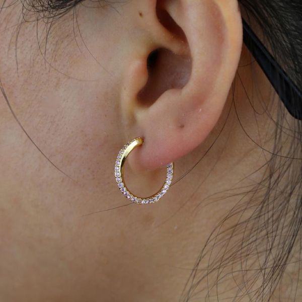 pure 925 sterling silver high polished mini hoop earrings paved with 5a austrian cubic zirconia for wedding party jewelry bulk, Golden;silver
pure 925 sterling silver high polished mini hoop earrings paved with 5a austrian cubic zirconia for wedding party jewelry bulk, Golden;silver