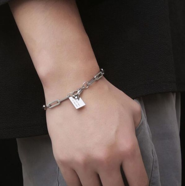 titanium steel back bracelet fashion brand design simple hip hop ins street style men's and women's jewelry, Golden;silver
titanium steel back bracelet fashion brand design simple hip hop ins street style men's and women's jewelry, Golden;silver