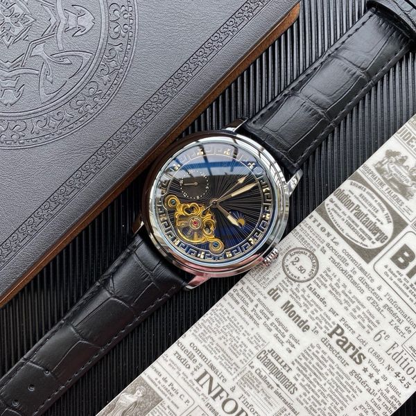 2021 new fashion men's creative watch white automatic moon phase power reserve rose gold leather, Slivery;brown
2021 new fashion men's creative watch white automatic moon phase power reserve rose gold leather, Slivery;brown