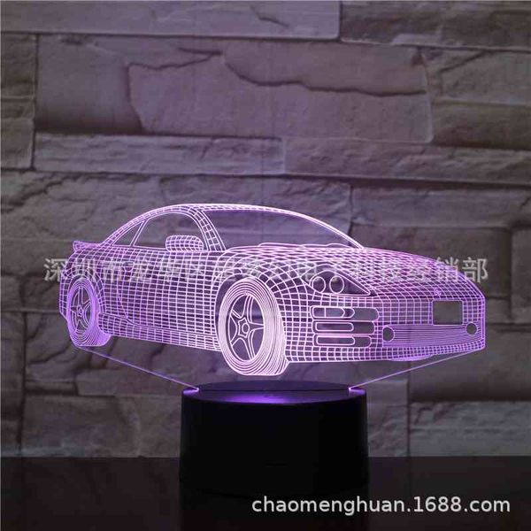 2021selling luxury sports car 3d visual illusion led decorative atmosphere table lamp touch colorful night light
2021selling luxury sports car 3d visual illusion led decorative atmosphere table lamp touch colorful night light
