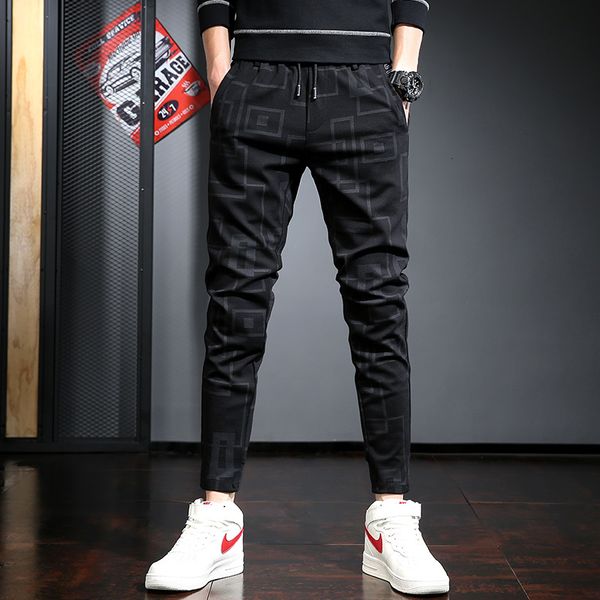2021 homens joggers moda padro geomtrico esportivas preto com cordo calas de treino etd8, Black
2021 homens joggers moda padro geomtrico esportivas preto com cordo calas de treino etd8, Black