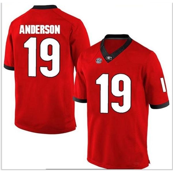 man uga bulldogs adam anderson #19 real full embroidery college jersey size s-5xl or custom any name or number jersey, Black
man uga bulldogs adam anderson #19 real full embroidery college jersey size s-5xl or custom any name or number jersey, Black