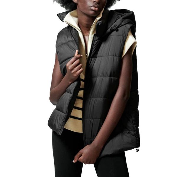 women's vests 2021 fashion women hooded cotton vest pocket padded waistcoat vintage sleeveless female casual outerwear streetwear, Black;white
women's vests 2021 fashion women hooded cotton vest pocket padded waistcoat vintage sleeveless female casual outerwear streetwear, Black;white
