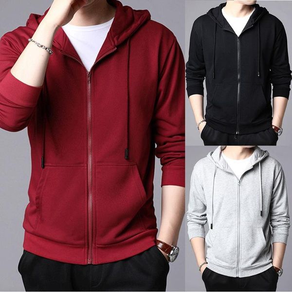 men's hoodies & sweatshirts winter slim fit hooded sweatshirt outwear warm coat jacket plain zip up casual men, Black
men's hoodies & sweatshirts winter slim fit hooded sweatshirt outwear warm coat jacket plain zip up casual men, Black