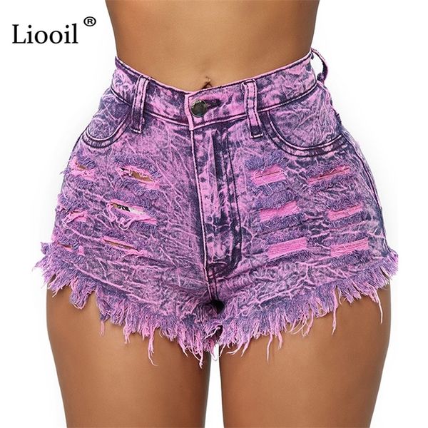 liooil hole denim shorts with tassel women high waisted button zipper pockets female autumn washed rave skinny jeans 210306, White;black
liooil hole denim shorts with tassel women high waisted button zipper pockets female autumn washed rave skinny jeans 210306, White;black