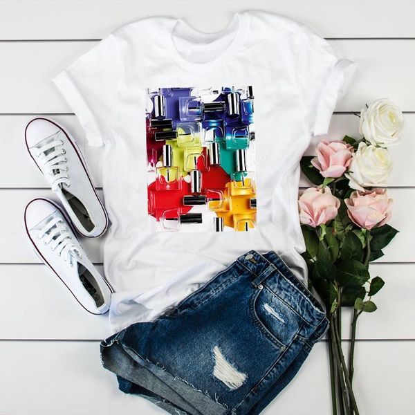women 2021 fashion 3d print paint beauty make up tshirts t clothes shirt womens ladies graphic female tee t-shirt clothing, White
women 2021 fashion 3d print paint beauty make up tshirts t clothes shirt womens ladies graphic female tee t-shirt clothing, White
