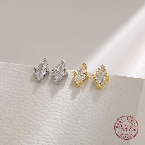 stud 925 sterling silver small fresh inlaid zircon geometry earrings women exquisite temperament performance jewelry, Golden;silver
stud 925 sterling silver small fresh inlaid zircon geometry earrings women exquisite temperament performance jewelry, Golden;silver