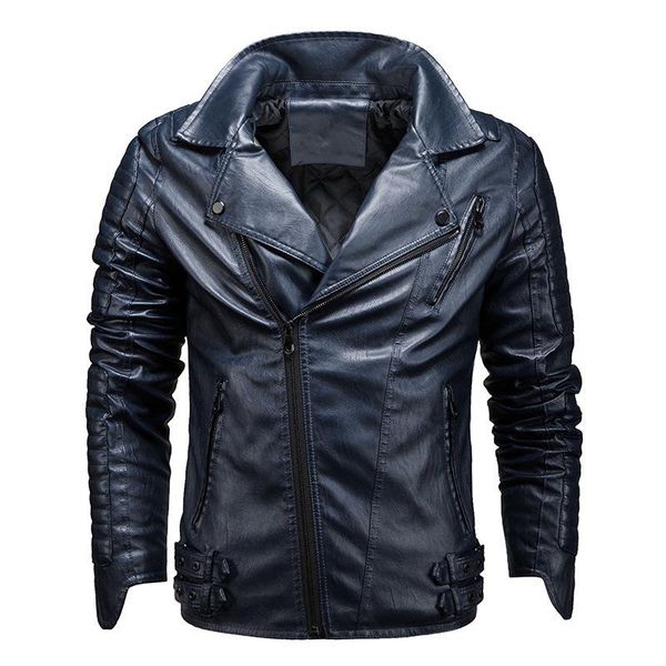 men's jackets mcikkny men fashion spring bike leather zipper pockets motorcycle outwear for male patchwork, Black;brown
men's jackets mcikkny men fashion spring bike leather zipper pockets motorcycle outwear for male patchwork, Black;brown