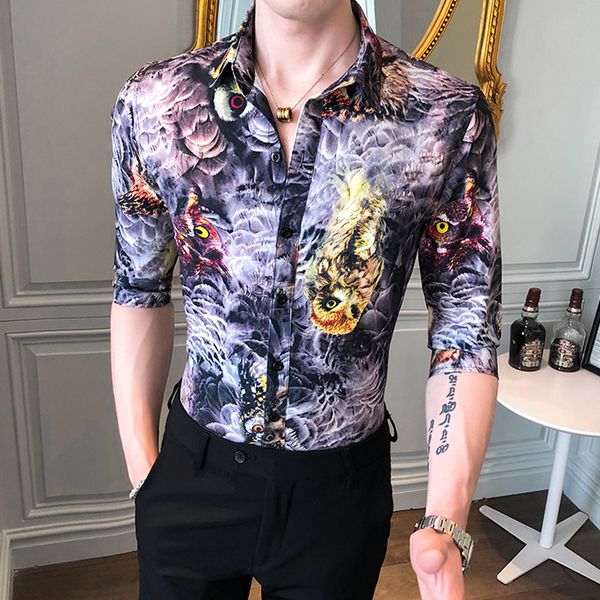 mode 2021 summer of men animal print half all game thin adjust casual men's shirts streetwear club shirt kosw, White;black
mode 2021 summer of men animal print half all game thin adjust casual men's shirts streetwear club shirt kosw, White;black