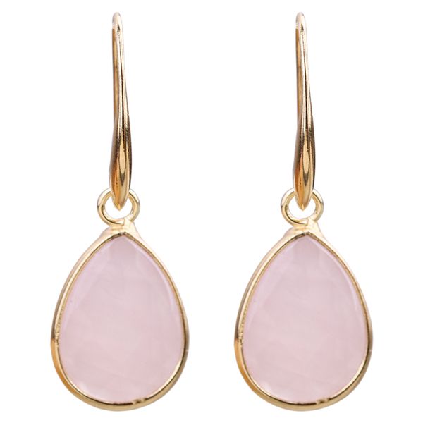 drop shaped rose quartz powder pink crystal copper edge earrings dangle chandelier, Silver
drop shaped rose quartz powder pink crystal copper edge earrings dangle chandelier, Silver