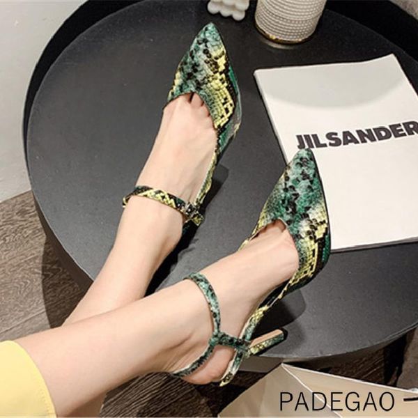 dress shoes 2021 women sandals green snake prints high-heeled casual fashion women's, Black
dress shoes 2021 women sandals green snake prints high-heeled casual fashion women's, Black