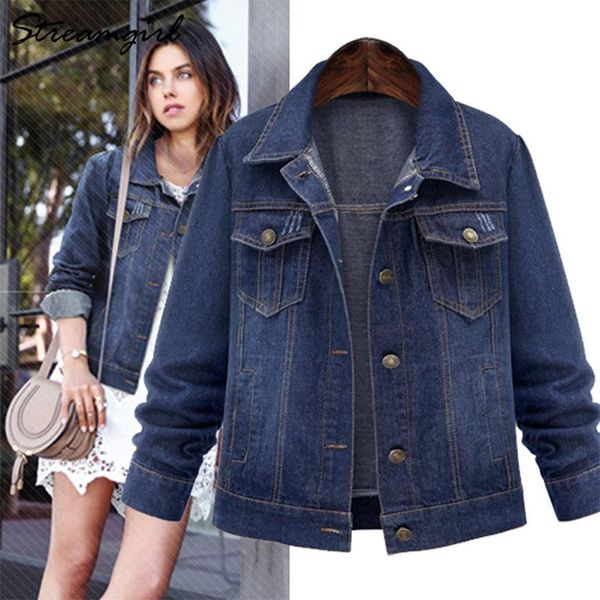 women's jackets streamgirl jeans jacket women autumn 2021 ladies big size for denim winter coat, Black;brown
women's jackets streamgirl jeans jacket women autumn 2021 ladies big size for denim winter coat, Black;brown
