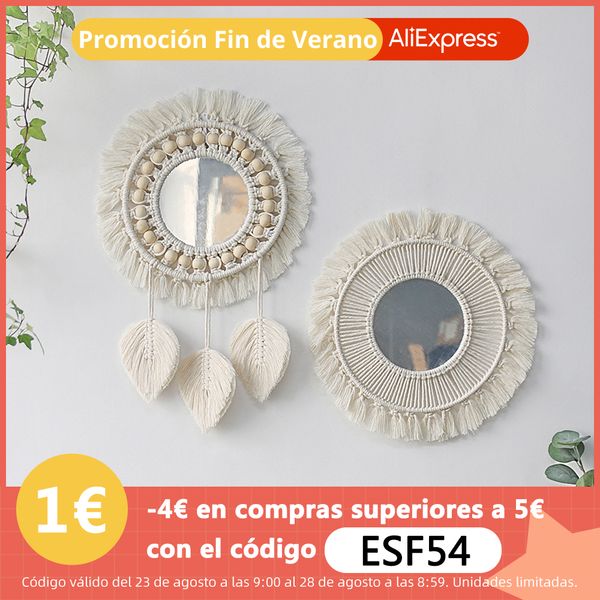 round macrame mirror wall hanging boho home decor decorative wall mirrors for living room decoration bedroom baby nursery gift
round macrame mirror wall hanging boho home decor decorative wall mirrors for living room decoration bedroom baby nursery gift