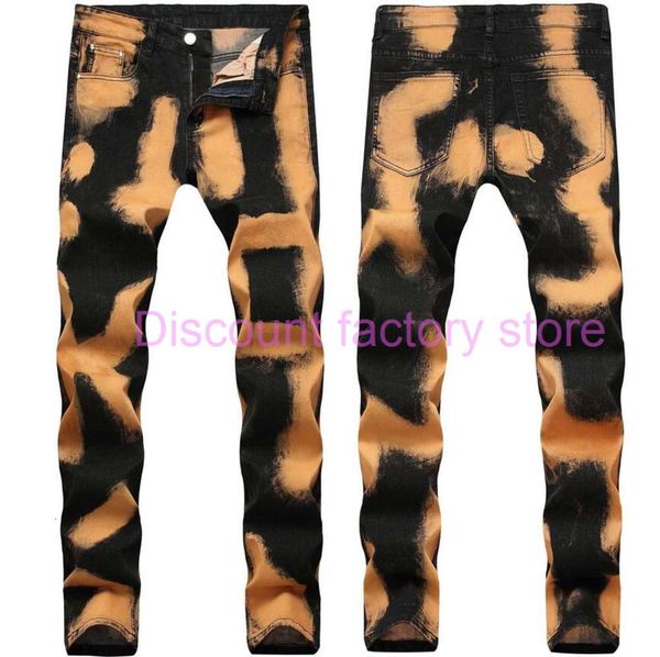 mens ok painted elastic straight black jeans slim fit designer scratched pencil biker bleached denim pants streetwear qkn1833, Blue
mens ok painted elastic straight black jeans slim fit designer scratched pencil biker bleached denim pants streetwear qkn1833, Blue