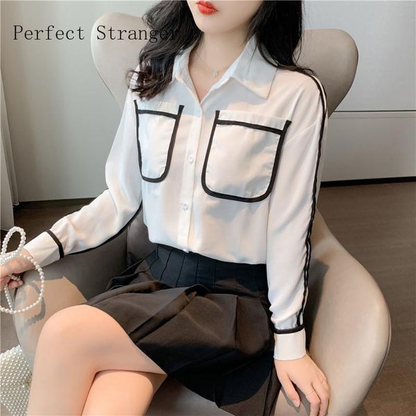2021 autumn new arrival turn down collar long sleeve women chiffon blouse high quality, White
2021 autumn new arrival turn down collar long sleeve women chiffon blouse high quality, White