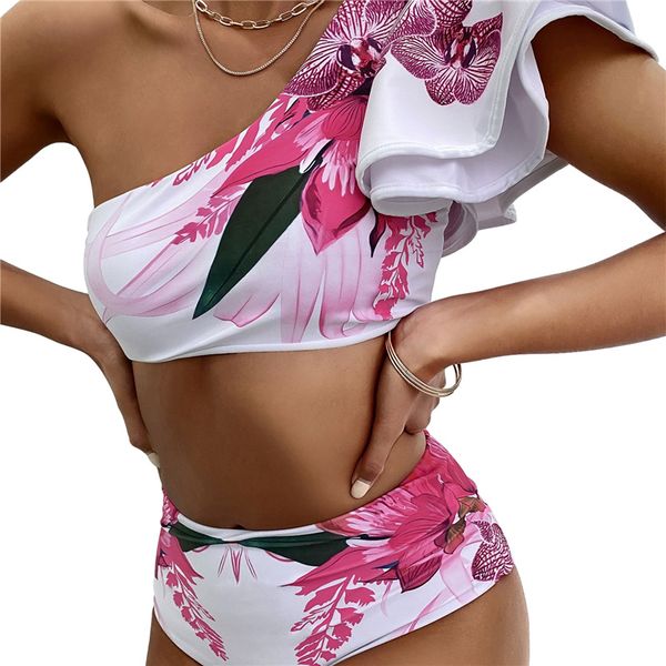 2021 meihuida women floral bikini split swimsuit single short sleeve wrap chest high waist party summer lace up briefs, Black
2021 meihuida women floral bikini split swimsuit single short sleeve wrap chest high waist party summer lace up briefs, Black