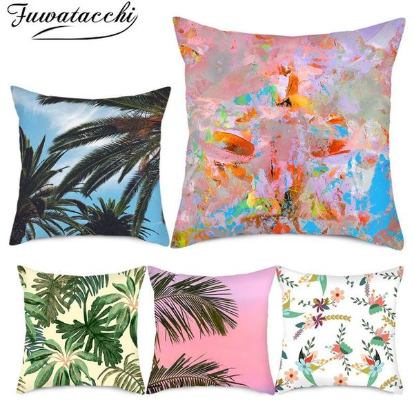 cushion/decorative pillow fuwatacchi plants leaves cushion cover christmas dec polyester peachskin for home sofa decor throw pillowcases
cushion/decorative pillow fuwatacchi plants leaves cushion cover christmas dec polyester peachskin for home sofa decor throw pillowcases