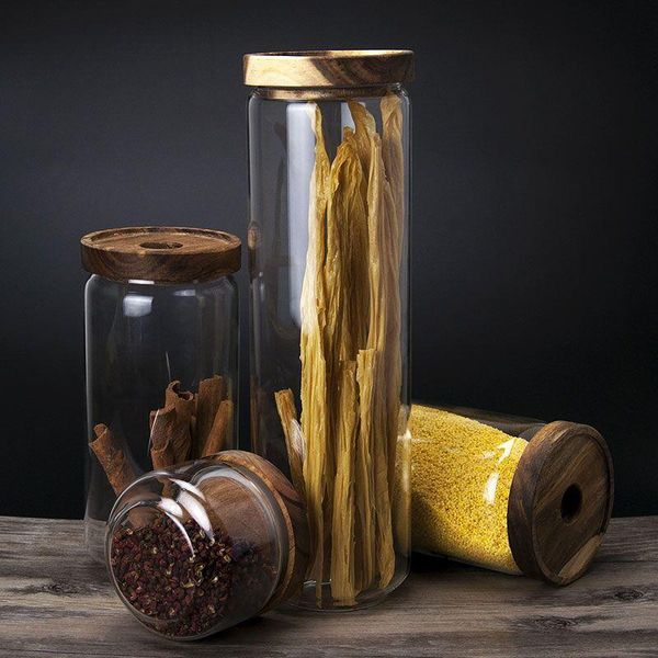 storage bottles & jars transparent lid glass sealed jar tank acacia wood vacuum candy food container
storage bottles & jars transparent lid glass sealed jar tank acacia wood vacuum candy food container