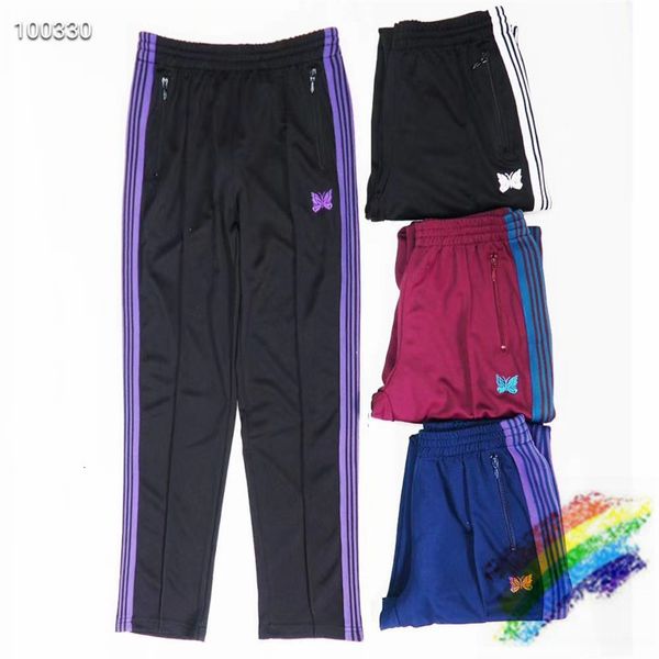2021 new homens mulheres basculadores sweatpants cordo borboleta bordado awge agulhas listrado calas esnl, Black
2021 new homens mulheres basculadores sweatpants cordo borboleta bordado awge agulhas listrado calas esnl, Black