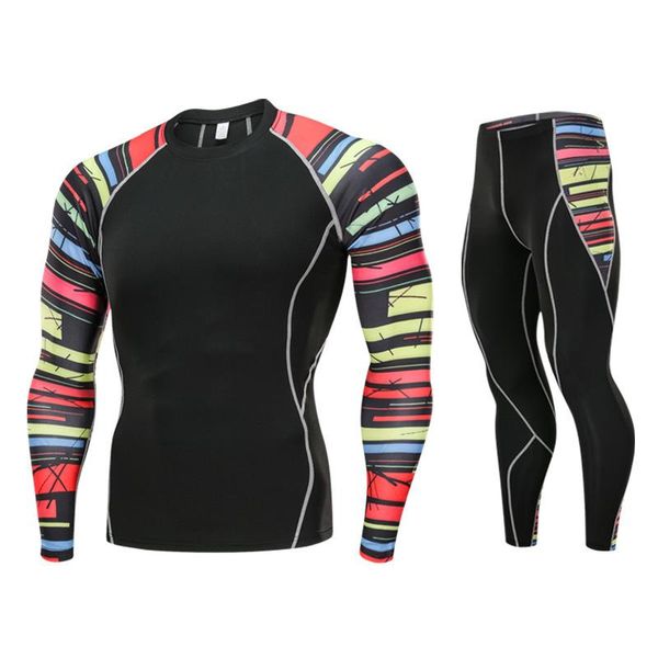 racing sets cycling jersey fitness tights suits men's sport printed long sleeve trousers basketball stretch running outdoor suit h329, Black;blue
racing sets cycling jersey fitness tights suits men's sport printed long sleeve trousers basketball stretch running outdoor suit h329, Black;blue