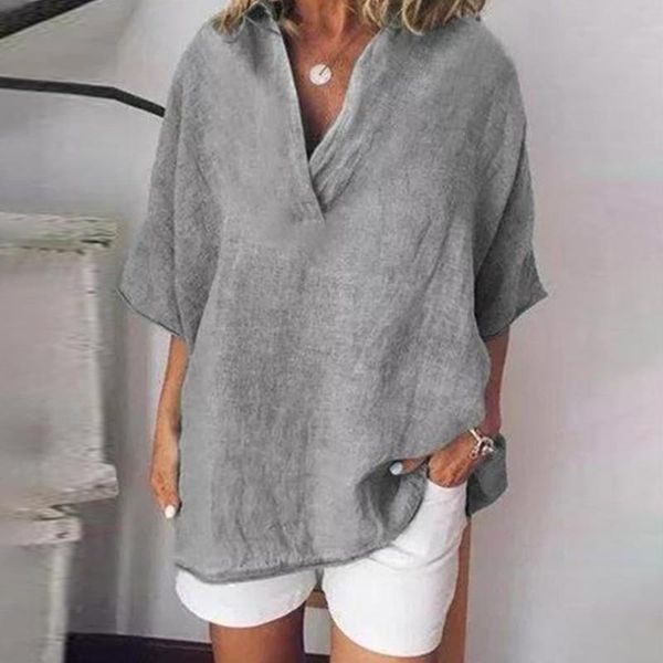 women's t-shirt loose female leisure fashion 2021 tee shirt for women summer solid simple t v-neck casual ladies short sleeve, White
women's t-shirt loose female leisure fashion 2021 tee shirt for women summer solid simple t v-neck casual ladies short sleeve, White