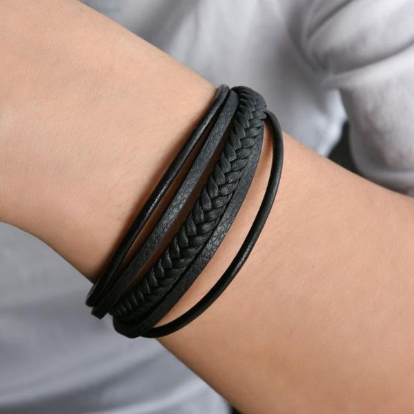 tennis loredana quality leather braid craft stainless steel lock vintage cowboy style bracelet creative handmade design fine jewelry, Golden;silver
tennis loredana quality leather braid craft stainless steel lock vintage cowboy style bracelet creative handmade design fine jewelry, Golden;silver