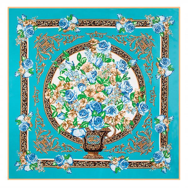 2021 european and american new fashion silk scarf palace floral print 130cm womens twill artificial silk large kerchief shawl scarf, Blue;gray
2021 european and american new fashion silk scarf palace floral print 130cm womens twill artificial silk large kerchief shawl scarf, Blue;gray