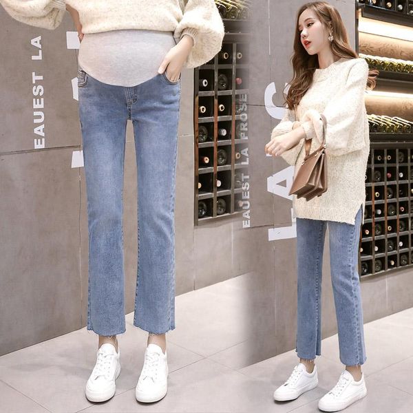 maternity bottoms 813# pants summer slimming jeans belly support elastic waist trousers, White
maternity bottoms 813# pants summer slimming jeans belly support elastic waist trousers, White