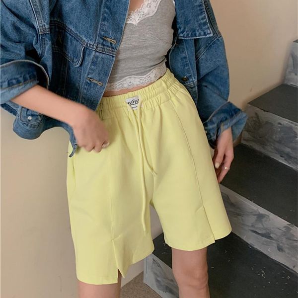 women's shorts hzirip all-match slimming drawstring split solid color gentle summer 2021 loose chic fashion casual, White;black
women's shorts hzirip all-match slimming drawstring split solid color gentle summer 2021 loose chic fashion casual, White;black