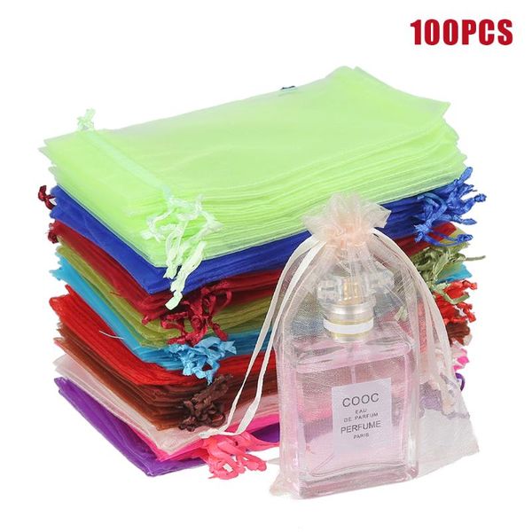 100pcs organza bags jewelry packaging bags wedding party decoration drawable gift pouches packaging display jewelry pouches
100pcs organza bags jewelry packaging bags wedding party decoration drawable gift pouches packaging display jewelry pouches
