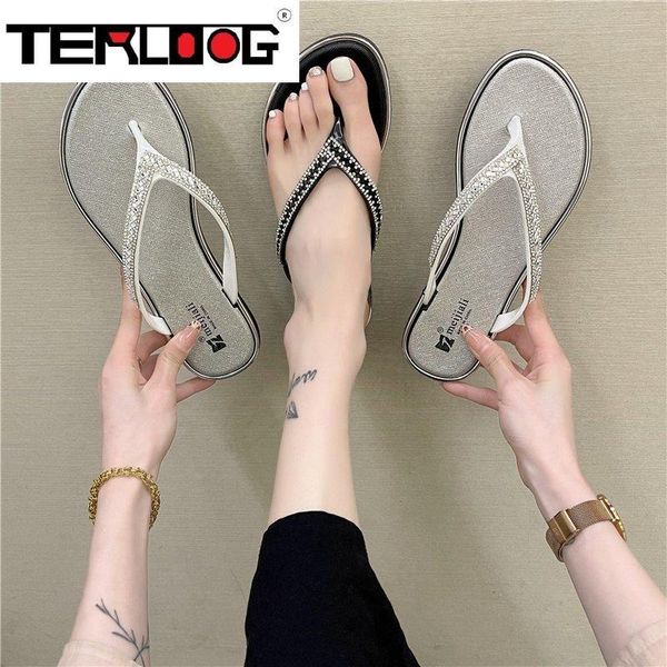slippers 2021 style flip flop sandals women shoes flat summer fashion design rhinestone decoration slipper, Black
slippers 2021 style flip flop sandals women shoes flat summer fashion design rhinestone decoration slipper, Black