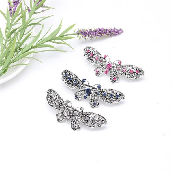 hair clips & barrettes retro crystal butterfly hairpin vintage rhinestone for women girl pretty accessories 1pcs, Golden;silver
hair clips & barrettes retro crystal butterfly hairpin vintage rhinestone for women girl pretty accessories 1pcs, Golden;silver