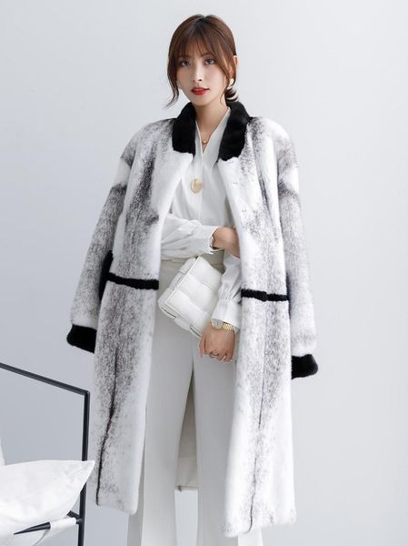 women's fur & faux mink fleece jacket female 2021 autumn and winter small temperament short gold hair haining coat, Black
women's fur & faux mink fleece jacket female 2021 autumn and winter small temperament short gold hair haining coat, Black