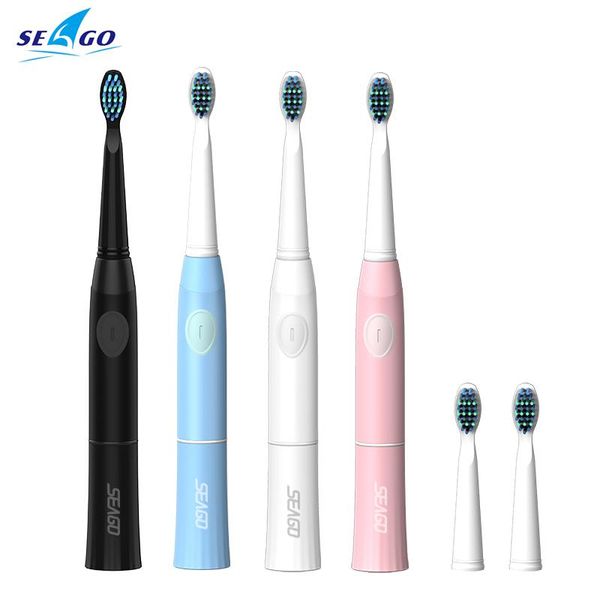 toothbrush seago sg503 sonic electric battery brush with 3 replacement heads waterproof buy one get year gift