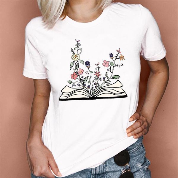 graphic flower spring summer trend womens fashion 90s short sleeve clothes tees print female t shirt, White
graphic flower spring summer trend womens fashion 90s short sleeve clothes tees print female t shirt, White