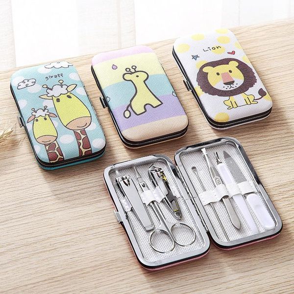 nail art kits 7pcs/set pony giraffe lion manicure clippers pedicure set pink portable travel hygiene kit cutter tools
nail art kits 7pcs/set pony giraffe lion manicure clippers pedicure set pink portable travel hygiene kit cutter tools