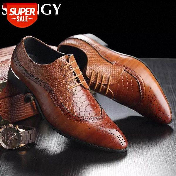 2020 fashion leather shoes men dress shoes lace up business wedding italian classic dropshipping #1u3j
2020 fashion leather shoes men dress shoes lace up business wedding italian classic dropshipping #1u3j